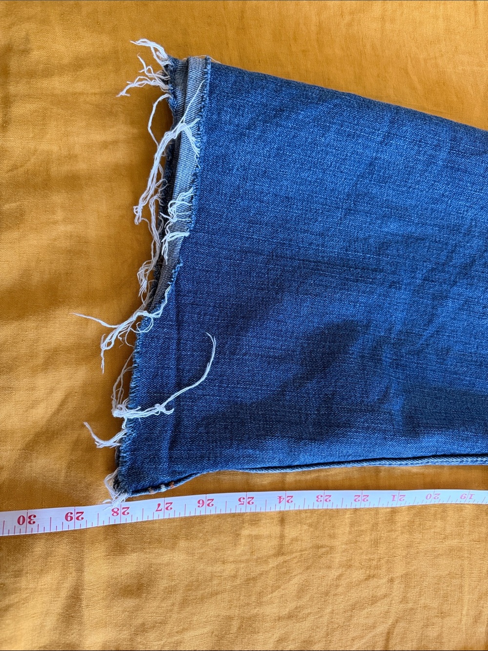 Blue Embroidered Flare Jeans - Floral Detail - Picture 5 of 7